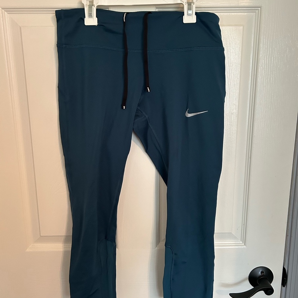 Nike Blue Leggings Athletic Fit